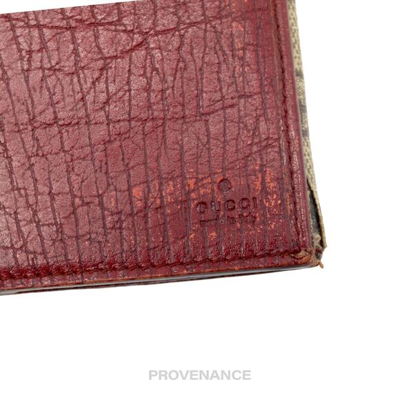 🔴 Gucci Long Wallet - GG Supreme Red - Picture 7 of 8